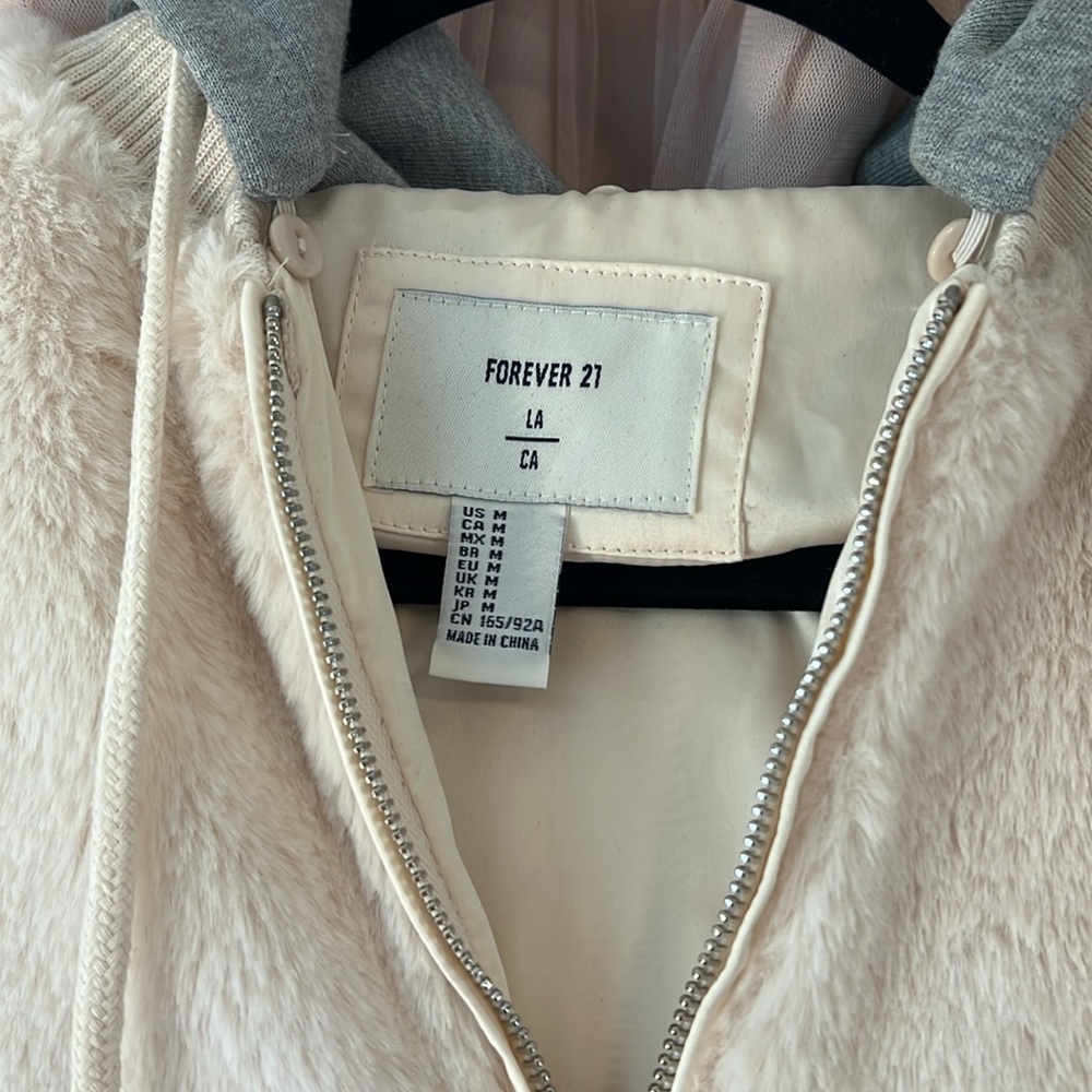 Fuzzy Zip-Up - Picture 2 of 4